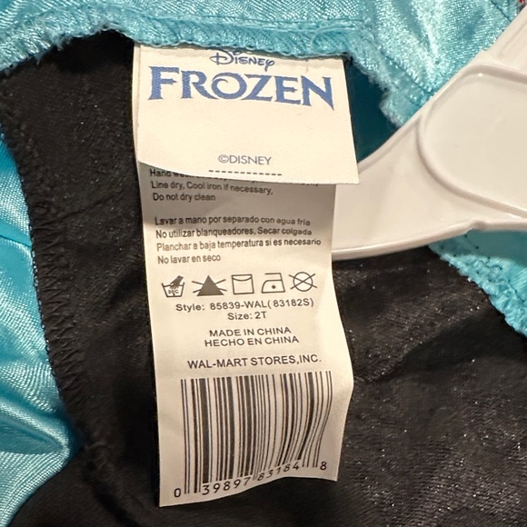 Disney Princess Costume Dress - Blue, Black, and Gold - Picture 2 of 4